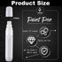 4 Pack White Paint Pens Empty Acrylic Permanent Marker Clear White Marker Pen Fine Point Empty Refillable Markers Empty Markers for Rock Painting ...