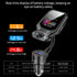 Bluetooth FM Transmitter for Car,YIBECAR Bluetooth Car Adapter Car Kit with 1.8" Color Display Supports Hands-Free Call AUX in/Out SD/TF Card USB ...
