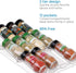 iDesign Linus Spice Rack, Drawer Organizer for Kitchen Storage - Clear...