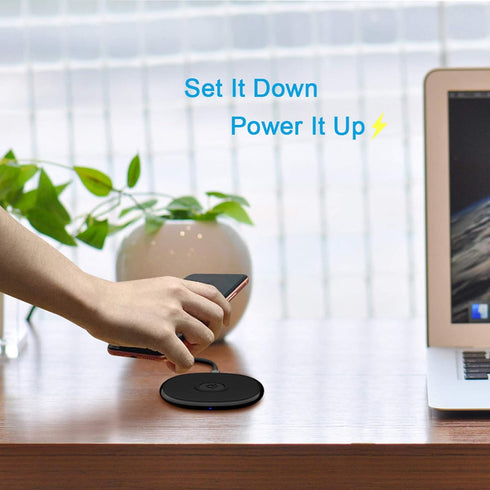 NANAMI Wireless Charger, Qi Certified 15W Max Fast Charging Pad with PD3.0 Adapter USB Phone Charger for iPhone 15/14/13/13 Pro/12/11/XS Max,Samsu...