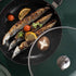Stainless Steel Frying Pan Ergonomic Handle Quick & Uniform Conduction Nonstick Bacon Steak Onion Egg Frying Pan(20cm)...