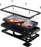 Waterproof Case for iPhone 13 Pro Max Metal Case Heavy Duty Case Full Body Dustproof Dropproof Aluminum Alloy Case with Silicone Built-in Screen P...