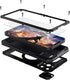 Waterproof Case for iPhone 13 Pro Max Metal Case Heavy Duty Case Full Body Dustproof Dropproof Aluminum Alloy Case with Silicone Built-in Screen P...