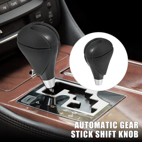 X AUTOHAUX Car Auto Automatic Gear Stick Shift Knob for Lexus ES350 2007-2015 GS450h 2007-2011 for Lexus RX450h Faux Leather Black...