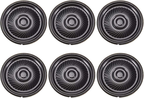 uxcell 0.5W 32 Ohm Micro Internal Speaker Magnet Loudspeaker 40mm Dia 6pcs...