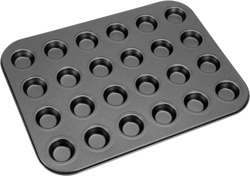 uxcell Cupcake Pan, 24-Cup Non-Stick Muffins Pan Round Cupcake Tins Baking Pan Bakeware Carbon Steel Cake Molds for Baking, Making Muffins Cakes, ...