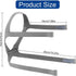 Headgear Strap Replacement for ResMed AirFit Full Face Universal Fit, Adjustable Home Ventilator Mask Headband for Adults(Headgear Only)...