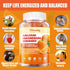 Calcium Magnesium Zinc Gummies with Vitamin D3 & K2 - High Absorption Magnesium Glycinate 400mg - Sugar Free Calcium Supplement - Support Nerve Mu...