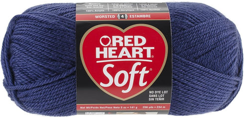 RED HEART Soft Yarn, Navy...