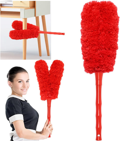 16 inch Microfiber Feather Duster, Big Microfiber Duster Make Home Cleaning More Efficient and Easy, Cleaning Tool for Office, Fan, Car, Computer,...