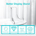 Flat Back Acrylic Plate Stand with Paddle, 4.5 Inch Clear Acrylic Display Stand Easel Holder, Transparent Tablet Holder for Displaying…...