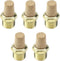 5PCS Exhaust Silencer 1/4" Exhaust Muffler Air Line Fitting for Cylinders Pneumatic Tools...