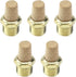 5PCS Exhaust Silencer 1/4" Exhaust Muffler Air Line Fitting for Cylinders Pneumatic Tools...