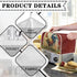 4 Slice Toaster Covers Dust Protection Bread Maker Covers Toaster Oven Cloth Cover Sunflower Kitchen Accessories Washable Appliance Cover for Wome...