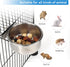 2pcs VVNIAA Stainless Steel Bird bowls, Durable Bird Water Bowl, Bird Feeding Cups, Chinchilla Food Bowl, Bird Dishes for Cage, Bird Cage Feeders ...