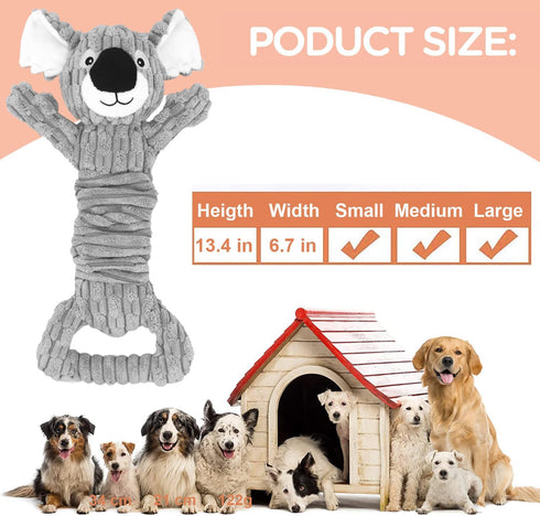 Dog Toys for Aggressive Chewers, Tug of War Dog Toys, Squeaky Dog Toys to Keep Them Busy, Large Dog Toys for Medium Dogs, Indestructible Dog Toys ...