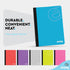 Enday Composition Notebooks Wide Ruled Paper, Hard Cover Composition Notebook, Premium Lined Composition Books, 100 Sheets Ruled Notebook in Pink,...