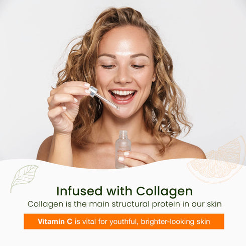Vitamin C & Collagen Serum & Day Cream Value Set - Dermatologist Tested - Korean SkinCare for Dark Spots & Skin Brightening - Anti Aging & Acne Se...