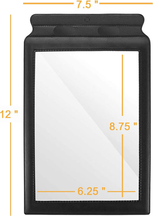 MAGDEPO 3X Large Fresnel Magnifying Lens Full Page Size with Frame & Card Size Magnifier for Reading Books, Maps, Newspapers, Instructions, Hobbie...