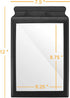 MAGDEPO 3X Large Fresnel Magnifying Lens Full Page Size with Frame & Card Size Magnifier for Reading Books, Maps, Newspapers, Instructions, Hobbie...