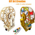 Electric Wooden Ferris Wheel Building Kit - DIY STEM Educational Toys for Girls and Boys - 3D Working Construction Scientific Model Kits - Enginee...