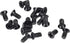 uxcell M2.5 x 5mm Phillips Screw Fasteners Black for Laptop PC TV Fan Switch 500pcs...