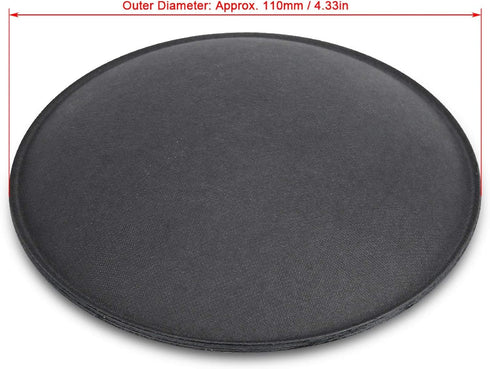 Sanpyl Speaker Dust Cap, 5Pcs 110mm / 4.33in Diameter Subwoofer Paper Dome Coil Cover Caps Audio Loudspeaker Horn Dome Dust Cap, for Stage KTV Lou...