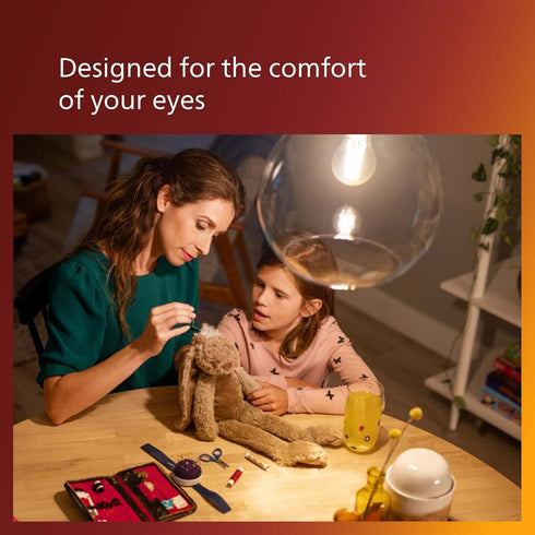 Vintage Spiral ST19 Dimmable LED Light Bulbs - E26 Bulb - Flicker-Free Light Bulb with EyeComfort Technology - Amber 2000K Lightbulb - 300 Lumen -...