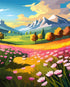 TUMOVO Paint by Numbers for Adults Beginner, Spring Nature and Landscape Paint by Number Flowers DIY Acrylic Painting Kits Kids Paint by Number Ki...