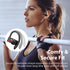 Wireless Earbuds with Microphone,Bluetooth Headphones over The ear,70H Playback time, Leather Display Case,HiFi Sports Ear buds with Ear Hook,Wate...