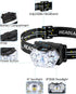 Lsnisni 9 LED Headlamp 2 Pack, 2000 Lumen Super Bright Head Lamp with 6 Modes, IPX5 Waterproof Head Light, Lightweight Head Flashlight for Kids Ad...