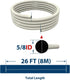 AC Water Drain Hose Flexible for Universal Ductless Mini-Split Air Conditioner Heat Pump System (26ft)...