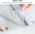 DOWELL Window Privacy Film, Frosted Glass Window Film, Non Adhesive Decorative Static Cling, Opaque Door Vinyl, UV Blocking Glass Sticker Covering...