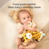 TUMAMA Baby Security Blanket Lovey,Soft Fleece Velvet Minky Dot Blanket with Stuffed Animal&Teething Rings,Newborn Essentials for Babies Girls Boy...