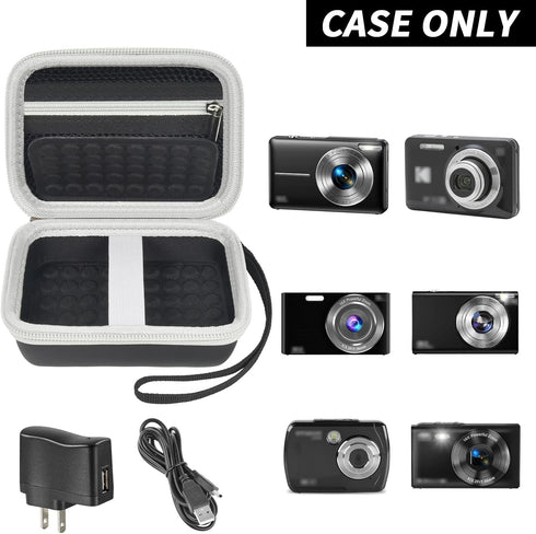 Boobowl Digital Camera Case Compatible with Yifecial/for EROOLU/for VAHOIALD/for Kaisoon/for Kodak Pixpro/for Canon PowerShot ELPH 180 190/ for So...