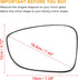uxcell Car Left Driver Side Heated Mirror Glass Replacement W/Backing Plate for Honda Accord 2018-2021...