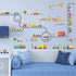 DECOWALL SG3-1404P1405 The Road and Cars Kids Wall Stickers Wall Decals Peel and Stick Removable Wall Stickers for Kids Nursery Bedroom Living Roo...