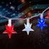 4th of July Star String Lights, 13.6Ft LED Red White Blue Memorial Day Decoration Star Light with 35 Patriotic Star Lights for Independence Day Th...
