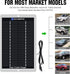 ECO-WORTHY Solar Battery Charger 12 Volt Waterproof Portable Power Solar Panel Solar Trickle Car Battery Charger Maintainer for Car Truck Boat RV ...