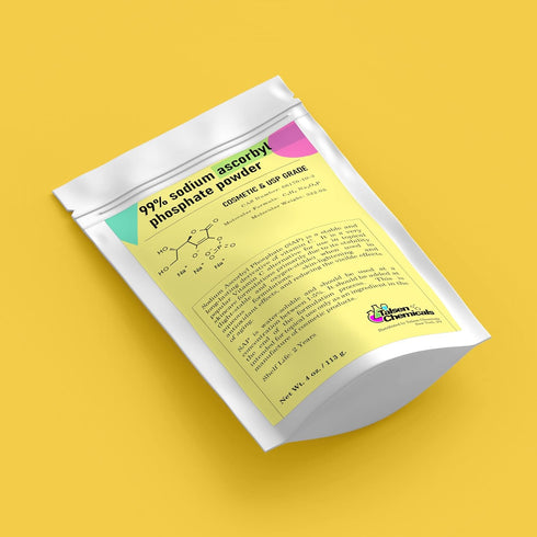 Sodium Ascorbyl Phosphate Sap Powder for Skin Care, Antioxidant Increase Skin Elasticity Stable Vitamin C Derivative Improve Skin Gloss, and in DI...