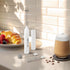 Zulay Kitchen Powerful Rechargeable Milk Frother with Case - Froth N Go Compact Handheld Foam Maker for Lattes - Travel Electric Whisk Drink Mixer...