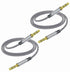3.5mm Aux Cable (3.3ft/1m, Pack of 2) - Male to Male Audio Auxiliary Cord for Headphones, Car, Home Stereos, Speaker, iPhone, iPad, iPod, Echo - G...