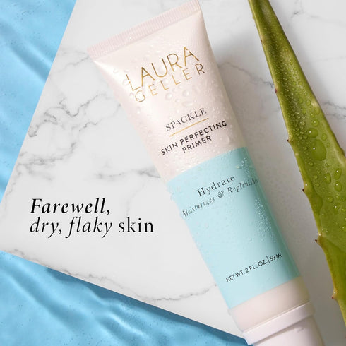 LAURA GELLER NEW YORK Spackle Super-Size - Hydrate - 2 Fl Oz - Skin Perfecting Primer Makeup with Hyaluronic Acid - Long-Wear Foundation Face Prim...
