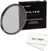 52mm Polarizing Filter, K&F Concept Circular Polarizer 52mm Super Slim Multi Coated Glass CPL Filter Compatible with Canon Nikon Digital Camera Le...