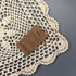 KEPSWET Sunflower Cotton Handmade Crochet Lace Rectangle Table Runner Coffee Table Decor (14x60 inch, Beige)...