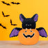 My OLi Plush Pumpkins Stuffed Bat Plush Toy Pumpkins with Removable Bat Glow in The Dark Toy Gifts for Kids Baby Toddler...