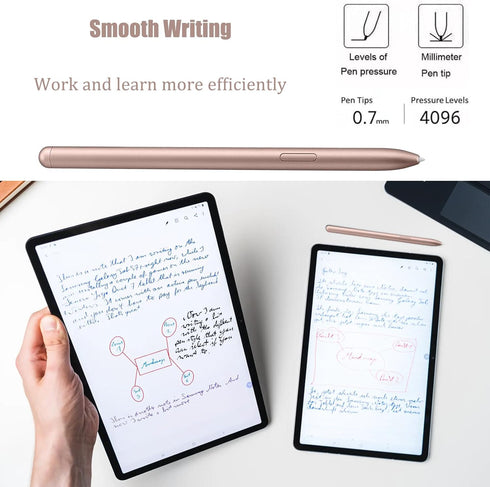 2 Pack Galaxy Tab S7 S Pen Replacement for Samsung Galaxy Tab S7 Ultra/S7/S7 Plus Stylus Pen,4096 Pressure Sensor,NoBluetooth(Gold)...