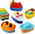 Bath Toys, 6 Packs Light up Boat Floating Rubber Set, Flashing Color Changing Light in Water, Tub Gift for Baby Infant Toddler Child Kid, Bathtub ...