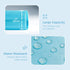 pack all Water-resistant Material Zipper Pouch, Mesh Zipper Bag for Storage, Travel, Office (Small) (Blue)...