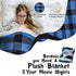 Ultra Soft Sherpa Fleece Plaid Baby Blanket | Cozy, Plush Throw Blanket for Kids | Reversible Plaid | Washable | Wide Size for Extra for Warmth & ...